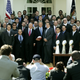 Meeting with then President George W. Bush in 2005.